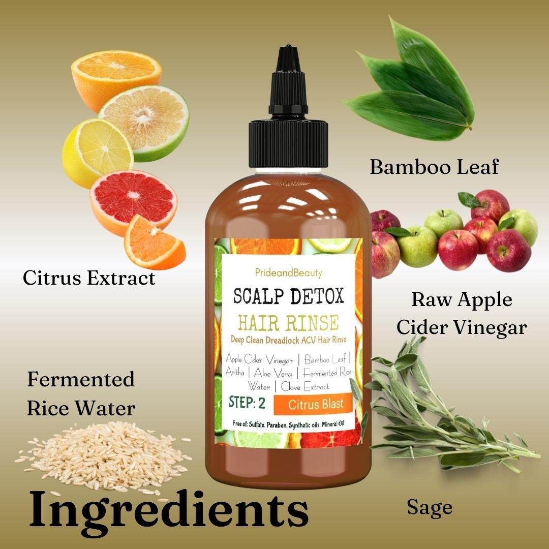 ACV Hair Rinse | Natural Hair Rinse | Herbal Hair Growth Rinse | Apple Cider Vinegar | Aloe Vinegar Hair Rinse| Step -2