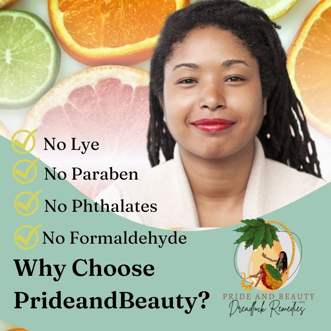 Dreadlock Hair Scalp Detox - Deep Clean Dreadlock Powder - Natural Hair Cleanser for Product Buildup - Step 1