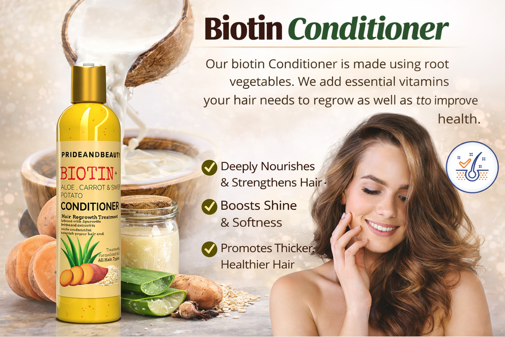 Rice Shampoo and Conditioner Set - Biotin, Hibiscus, and Aloe Shampoo | Hair Regrowth Shampoo and Conditioner.