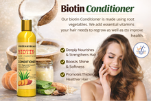 Load image into Gallery viewer, Rice Shampoo and Conditioner Set - Biotin, Hibiscus, and Aloe Shampoo | Hair Regrowth Shampoo and Conditioner.
