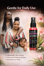 Load image into Gallery viewer, Pride and Beauty Rose Water Loc Spray – Daily Hydration, Itch Relief &amp; Moisture for Locs, Braids &amp; Natural Hair | Plant-Based Formula
