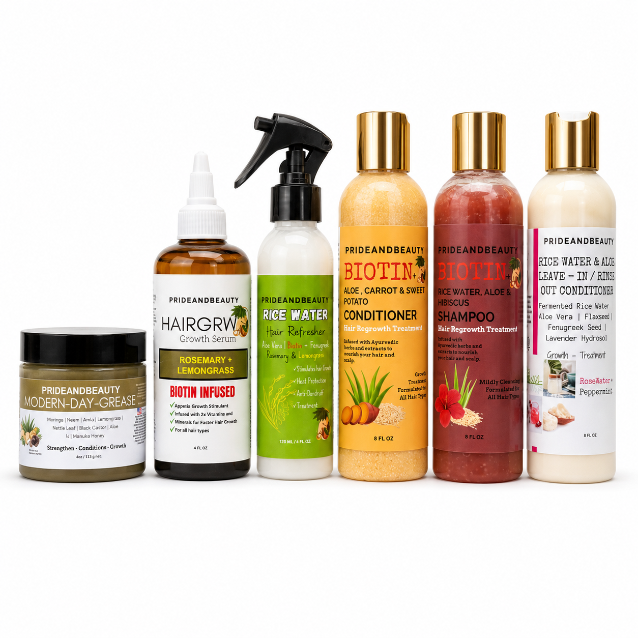 PrideandBeauty Complete Hair Growth & Moisture Bundle