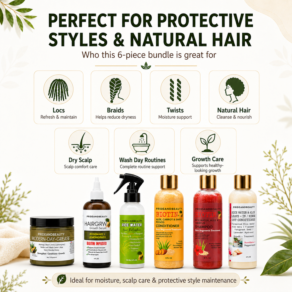 PrideandBeauty Complete Hair Growth & Moisture Bundle