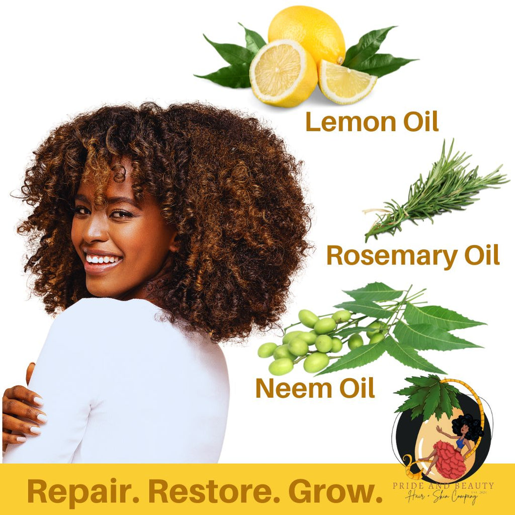 Rosemary Oil For Hair Growth - (Biotin+MSM)