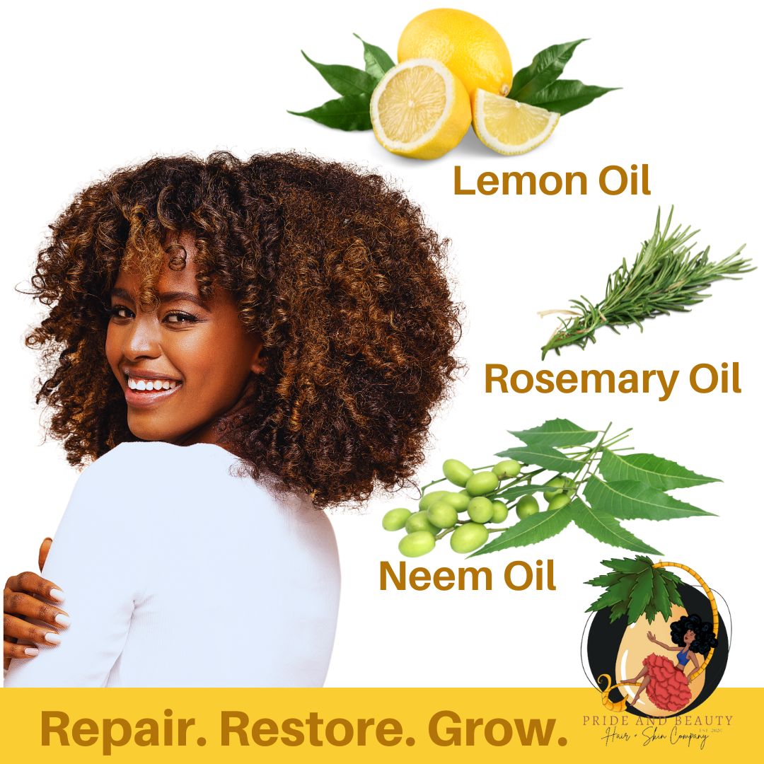 Rosemary Oil For Hair Growth - (Biotin+MSM)