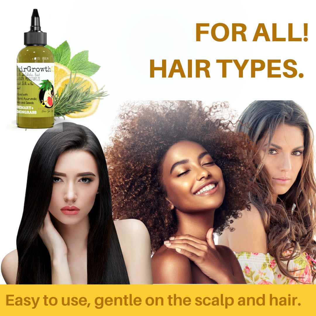 Rosemary Oil For Hair Growth - (Biotin+MSM)